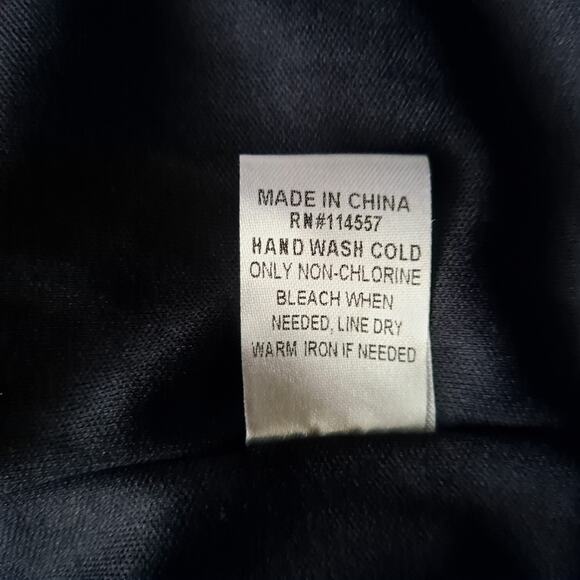 NWT THML Maddox Dress Polka Dot Embroidered Sleeveless Maxi Navy Womens Size XLP - Picture 12 of 12